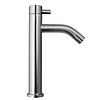 Fonteinkraan hoog rond RVS 20 cm