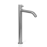 Fonteinkraan hoog rond RVS 35 cm