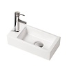 Fonteinset Keramiek Wit Qubic Mini