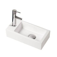 Fonteinset Keramiek Wit Qubic Mini