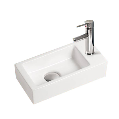 Fonteinset Keramiek Wit Qubic Mini
