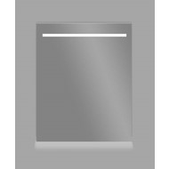 Spiegel met directe verlichting boven en indirecte verlichting onder 60