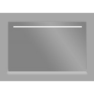 Spiegel met directe verlichting boven en indirecte verlichting onder 120