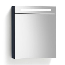 Spiegelkast met LED verlichting 60 Hoogglans Antraciet OP = OP
