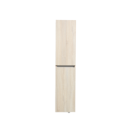 Trendline basic kolomkast met greeplijst aluminium Light Wood