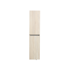 Trendline basic kolomkast met greeplijst aluminium Light Wood