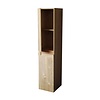 Kolomkast met greeplijst in korpus kleur Wood Eiken OP = OP