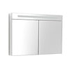 Spiegelkast met verlichting 80 Hoogglans Wit