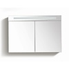 Spiegelkast met verlichting 100 Hoogglans Wit