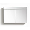 Spiegelkast met LED verlichting  100 Light Wood OP = OP
