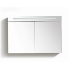 Spiegelkast met LED verlichting 120 Light Wood OP = OP