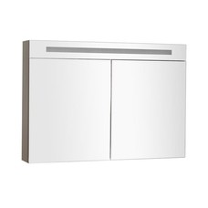 Spiegelkast met verlichting 120 Grey Oak OP = OP