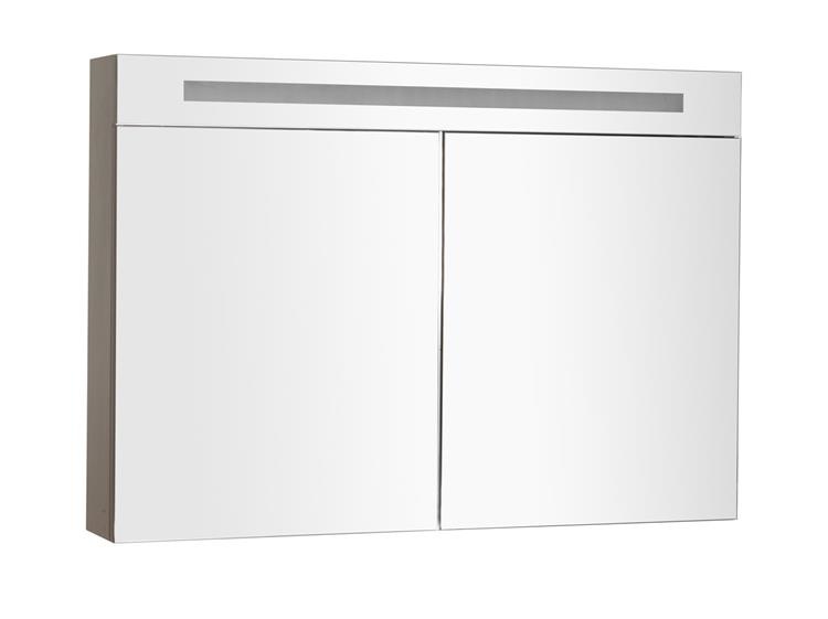 Spiegelkast met verlichting 120 Grey Oak
