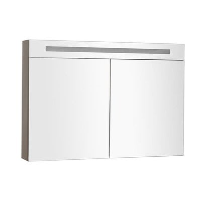Spiegelkast met verlichting 120 Grey Oak OP = OP