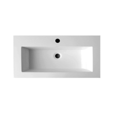 Wastafel Compact Mineraalmarmer 100