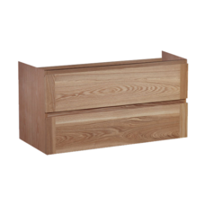 Badmeubel onderkast Wood Eiken met greeplijst in korpus kleur 100 OP = OP