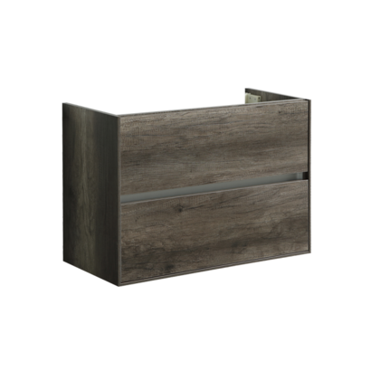 Badmeubel onderkast Compact met greeplijst aluminium 80 Century Oak OP=OP