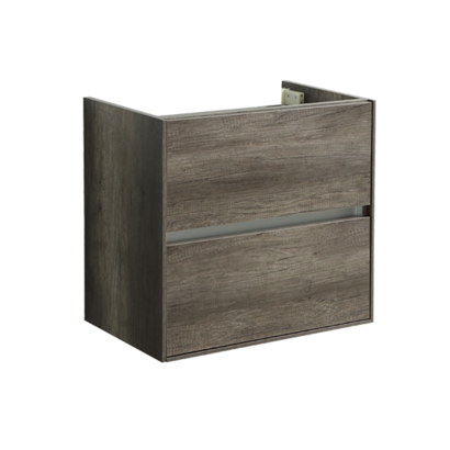 Compact Greeploos onderkast met greeplijst aluminium 60 Century Oak