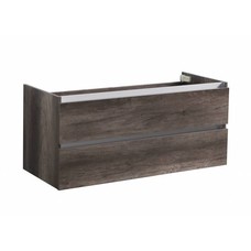 Badmeubel onderkast met greeplijst aluminium 120 Century Oak OP = OP