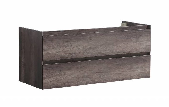 Badmeubel Infinity onderkast met greeplijst in korpus kleur 120 Century Oak