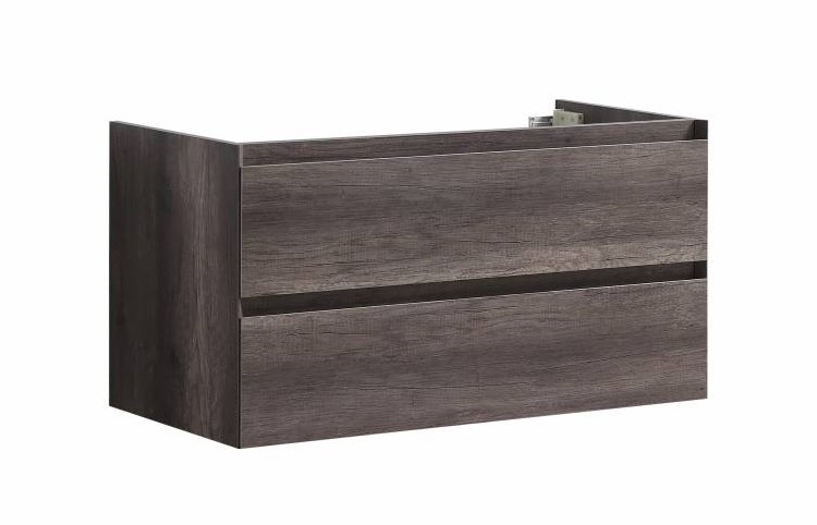 Badmeubel Infinity onderkast met greeplijst in korpus kleur 100 Century Oak