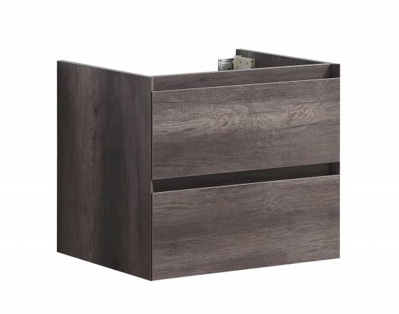 Badmeubel Infinity onderkast met greeplijst in korpus kleur 60 Century Oak