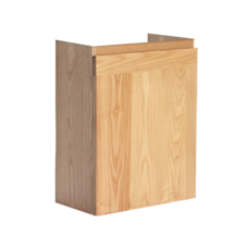 Wood Eiken fonteinkast met greeplijst in korpus kleur OP = OP