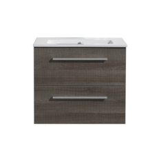 Badmeubelset met greep aluminium 60 Kentucky Oak zonder spiegel OP = OP