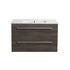 Badmeubelset met greep aluminium 80 Kentucky Oak zonder spiegel OP = OP