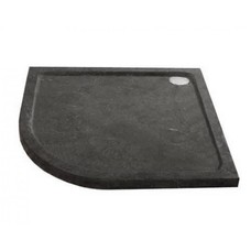 Douchebak natuursteen kwartrond 90