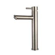 Wastafelmengkraan hoog rond Gun Metal