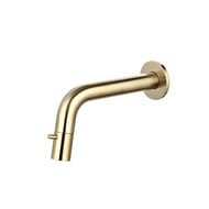 Fonteinkraan inbouw inkortbaar Goud Geborsteld