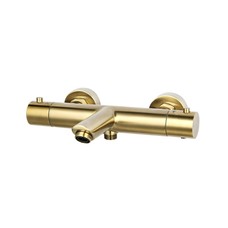 Badmengkraan thermostatisch Goud Geborsteld
