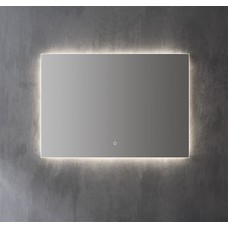 Spiegel decor met indirecte LED verlichting, 3 kleur instelbaar & dimbaar 120 incl. spiegelverwarming