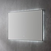 Spiegel decor met indirecte verlichting Mat Zwart 80