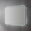 Spiegel decor Mat Zwart met indirecte LED verlichting, 3 kleur instelbaar & dimbaar 60