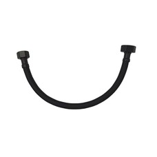 Aansluitslang 1/2"x3/8" Mat Zwart