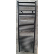 Radiator Lydia 180x60 cm grafiet met midden-onderaansluiting