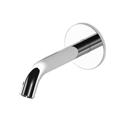 Baduitloop inbouw Chroom