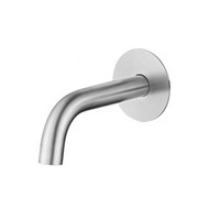 Baduitloop inbouw RVS