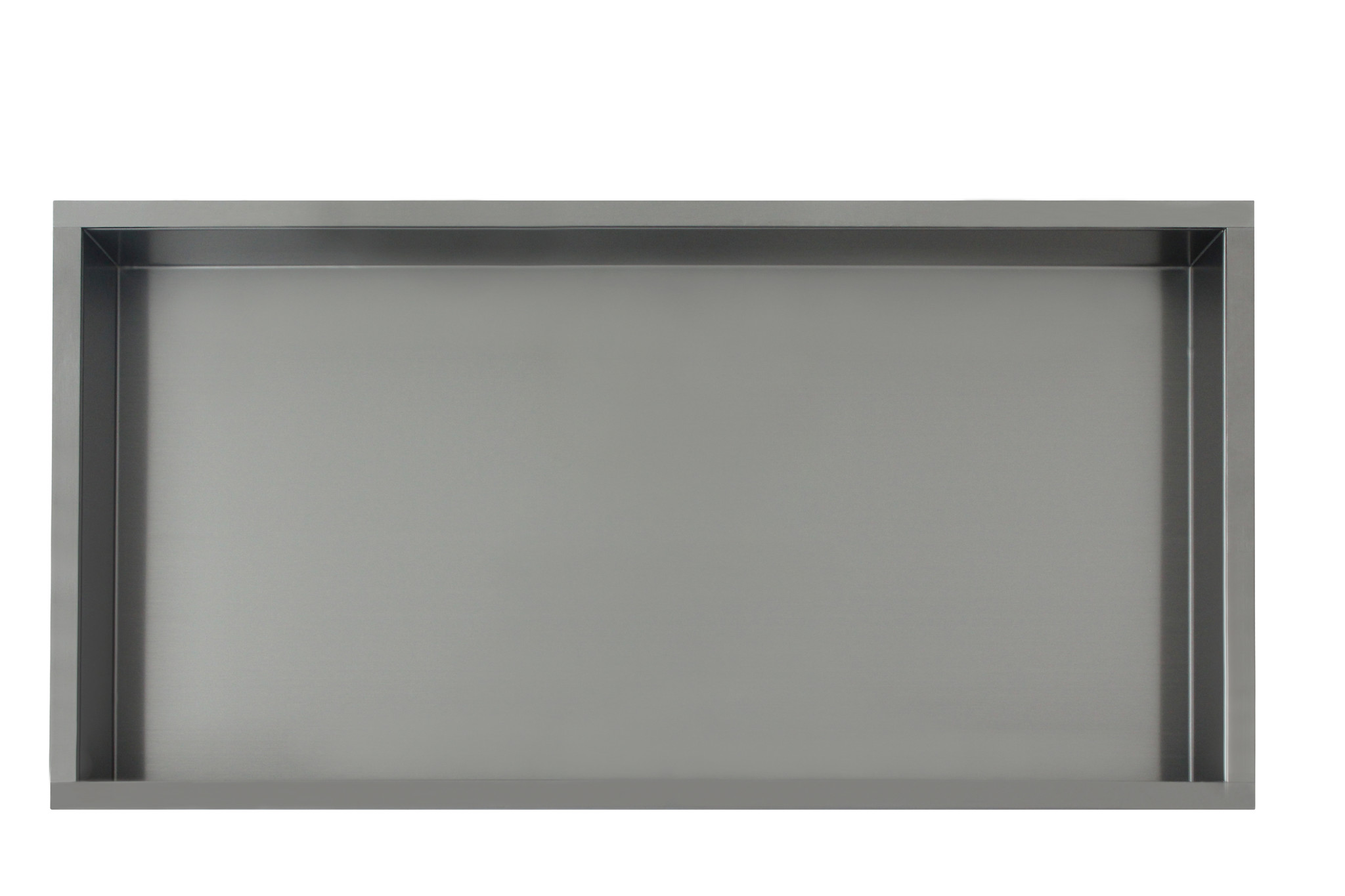 Inbouw-wandnis Gun Metal 30x60x7 cm