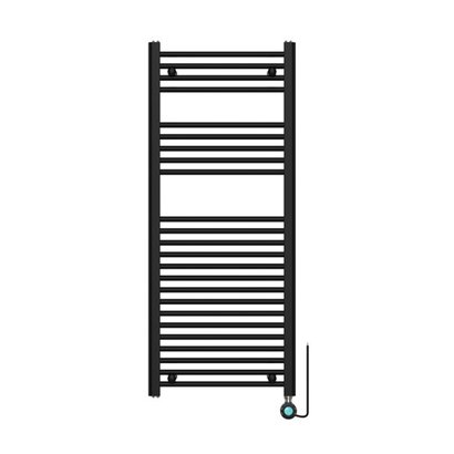 Elektrische radiator Lydia 120x50 cm Mat Zwart 543 watt