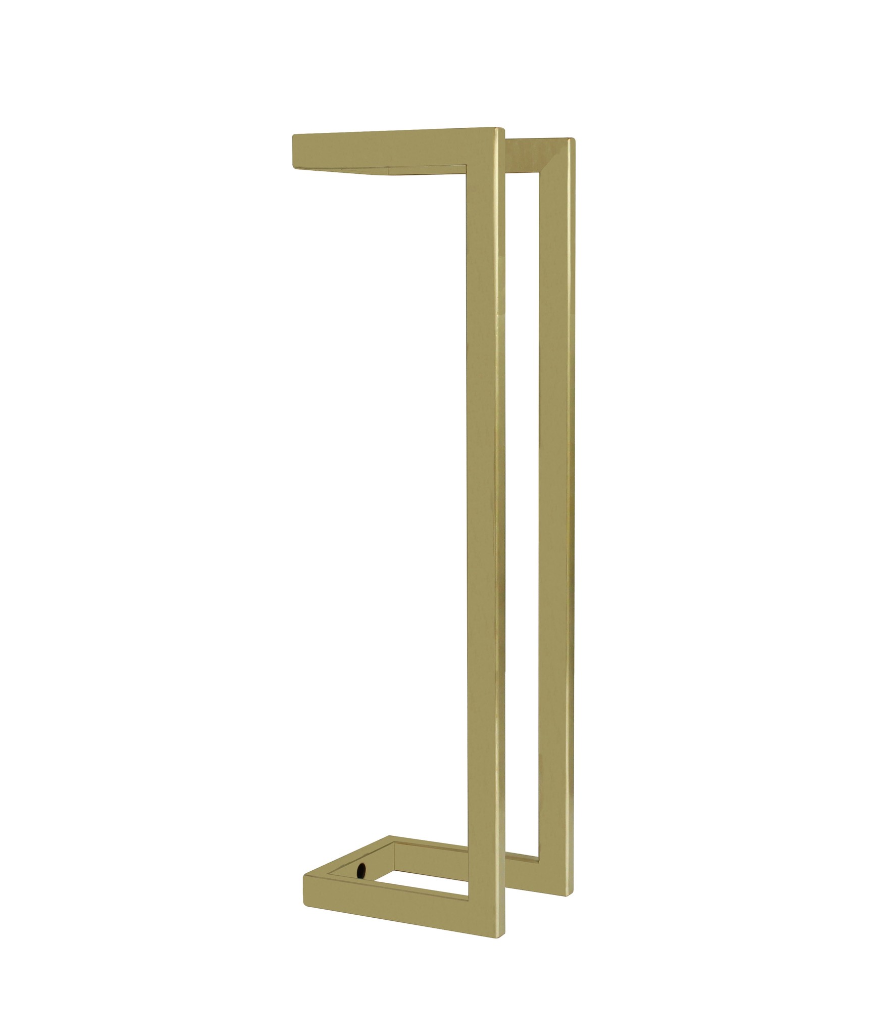 Toiletrolhouder staal Goud Geborsteld 45x10x13 cm