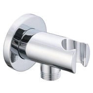 Muuraansluiting met opsteek Chroom