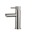 Wastafelmengkraan Mia Gun Metal met geribbeld knop