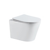 Wandcloset turbo flush standaard  met met softclose en quickrelease zitting