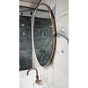 Ronde spiegel met indirecte verlichting Brons 100 incl. spiegelverwarming