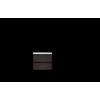 Trendline basic onderkast met greeplijst Mat Zwart 60 Brown Oak