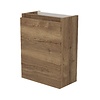 Trendline basic fonteinkast met greeplijst in korpus kleur Tabak Oak