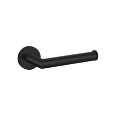 Toiletrolhouder rond Mat Zwart